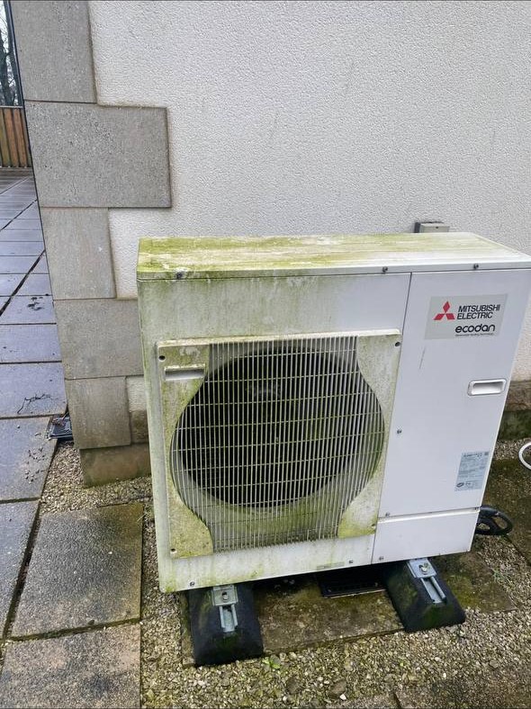 ASHP servicing — before
