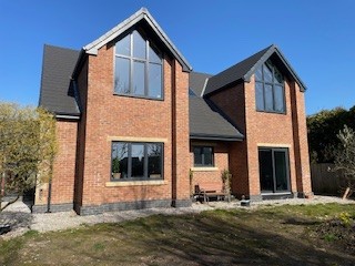 Air source heat pump installed at a detached Lancashire property