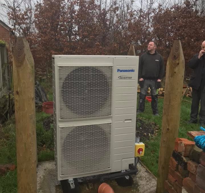 Panasonic ASHP installation