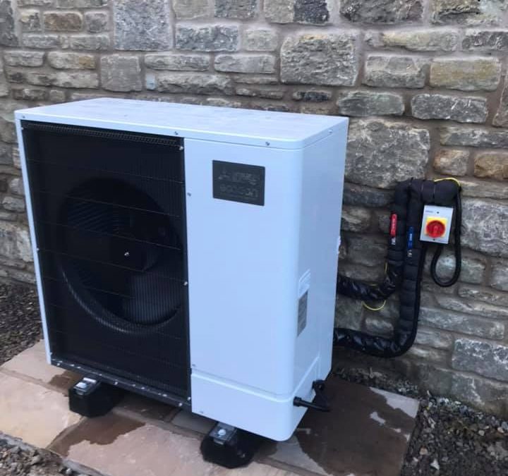 Mitsubishi Mono and Solar Thermal Install